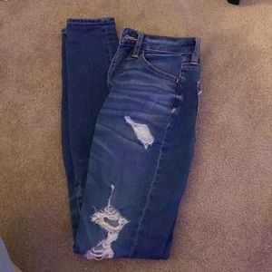 Navy blue American Eagle jeans